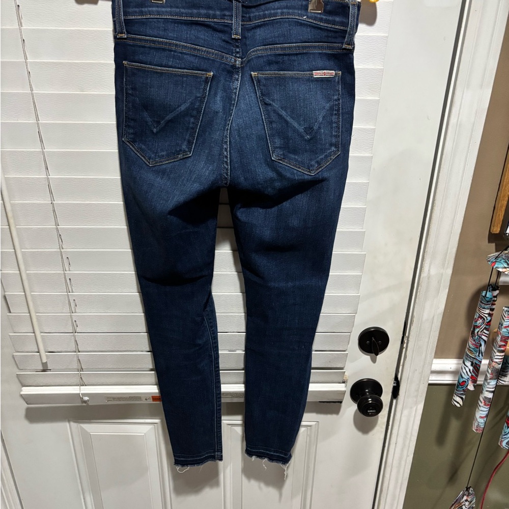 Hudson Dark Blue Skinny Jeans - Picture 3 of 11